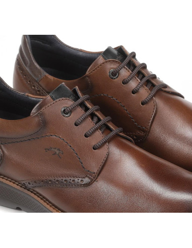 FLUCHOS - Zapato piel marron - F1351