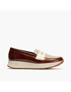 pitillos - mocasin combinado marron - 10202