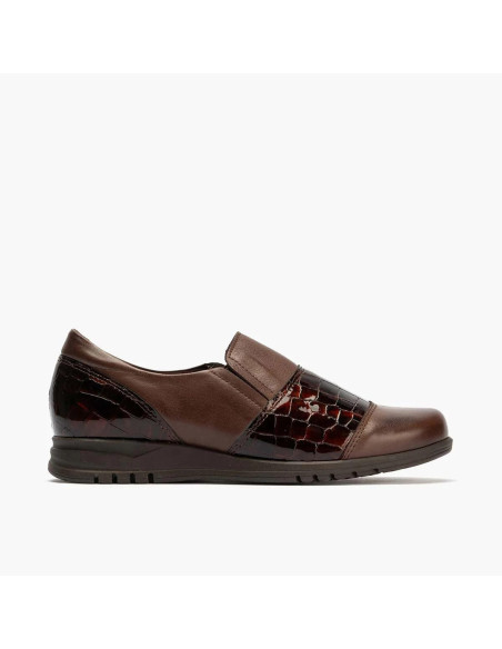 pitillos - zapato piel marron combinado - 20003