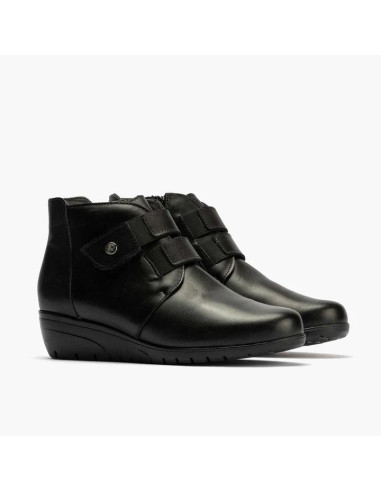 pitillos - botin velcro negro - 20032