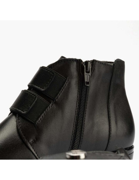 pitillos - botin velcro negro - 20032