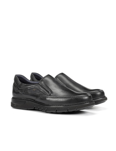 FLUCHOS - Zapato negro piel cordon - F0248