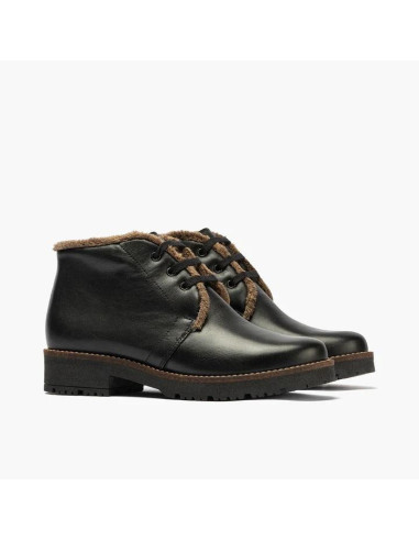 pitillos - Semibota piel negro - 10085