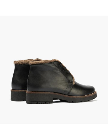 pitillos - Semibota piel negro - 10085