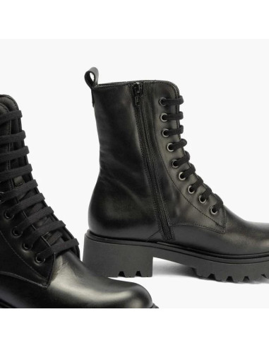 pitillos - bota piel negro - 10106