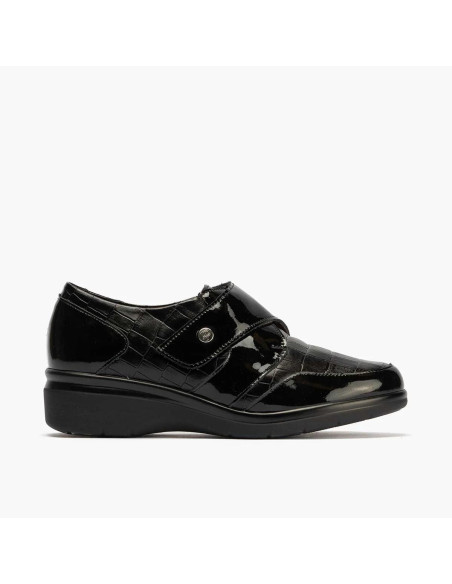 pitillos - Zapato combi velcro negro - 10025
