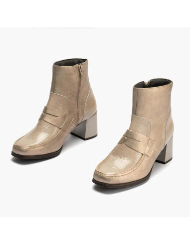 PITILLOS - Botin piel piedra antifaz - 10132