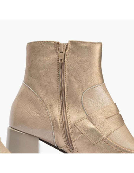 PITILLOS - Botin piel piedra antifaz - 10132