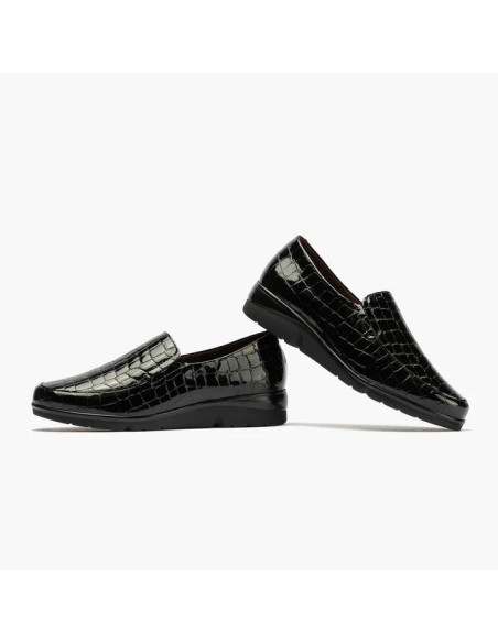 pitillos - Mocasin coco negro - 10003