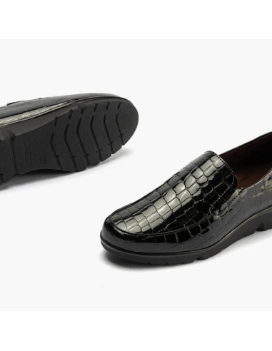 pitillos - Mocasin coco negro - 10003