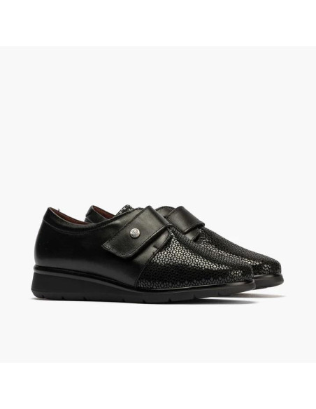 pitillos - Zapato velcro negro - 10010