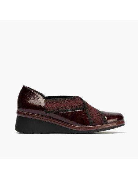 pitillos - zapato eslasticos burdeos - 10032