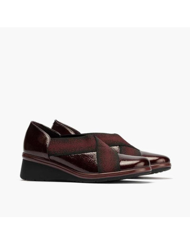 pitillos - zapato eslasticos burdeos - 10032