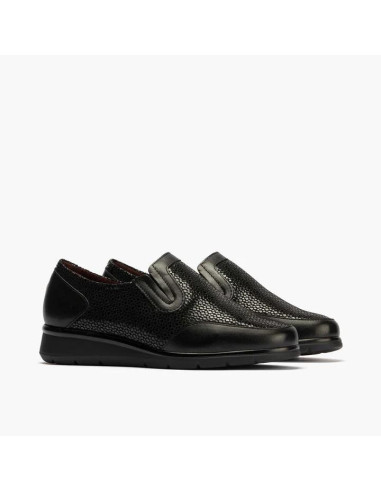pitillos - mocasin lycra negro - 10011