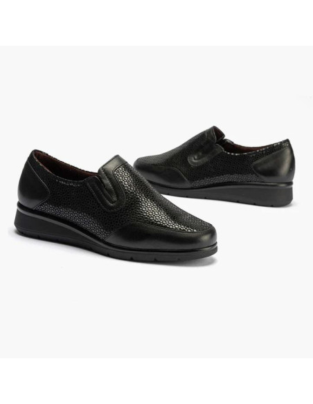 pitillos - mocasin lycra negro - 10011