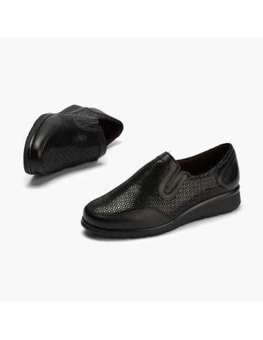 pitillos - mocasin lycra negro - 10011