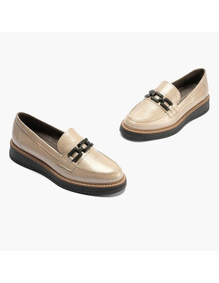 pitillos - mocasin plano piedra - 10070