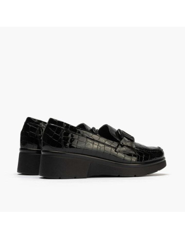 pitillos  - mocasin piel negro - 10053