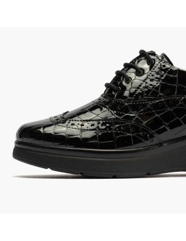 pitillos - Oxford combinado negro - 10054