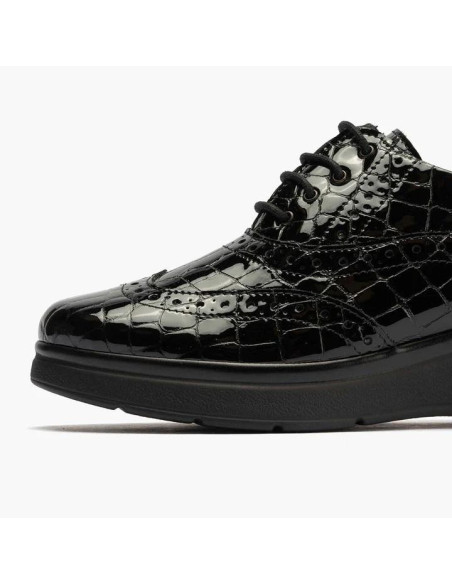 pitillos - Oxford combinado negro - 10054