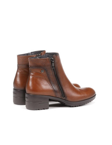 FLUCHOS - Botin piel marron tacon - F1367