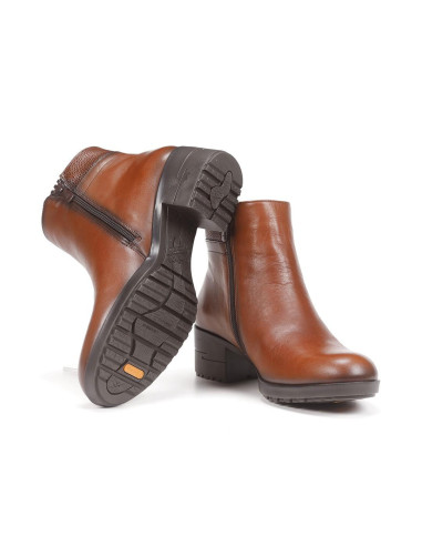 FLUCHOS - Botin piel marron tacon - F1367