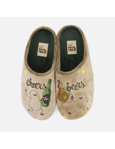 HOT POTATOES - Zapatilla casa beig - 73465