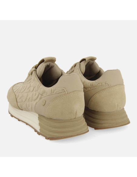 GIOSEPPO - Deportivo beig grabado - 73438