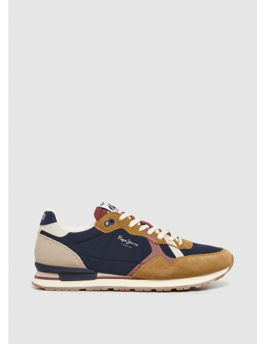 Deportiva running nylon hombre combinada - PEPE JEANS PMS40029 - marino