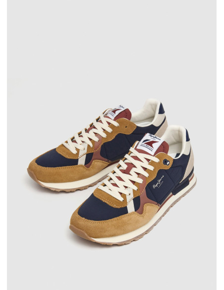 Deportiva running nylon hombre combinada - PEPE JEANS PMS40029 - marino