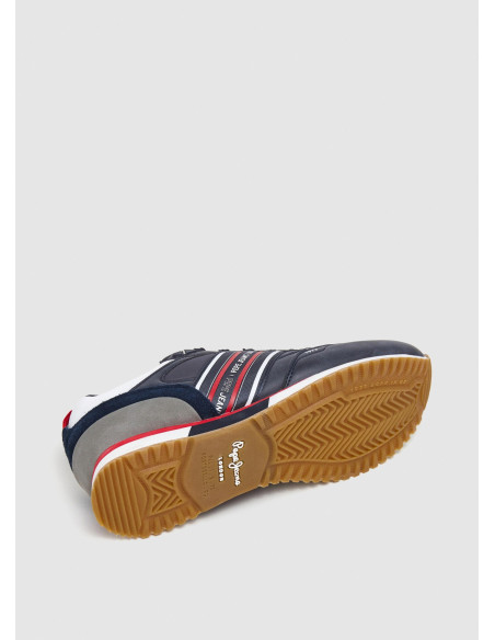 Deportiva running nylon hombre combinada - PEPE JEANS PMS40029 - marino