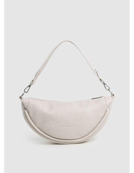PEPE JEANS - Bolso beig media luna - PL031632