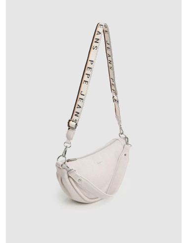 PEPE JEANS - Bolso beig media luna - PL031632