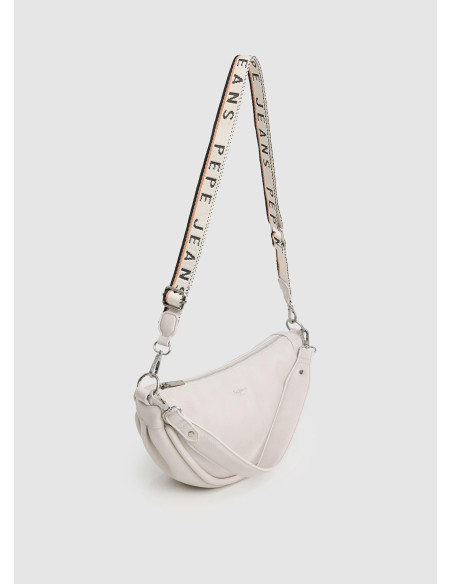 PEPE JEANS - Bolso beig media luna - PL031632
