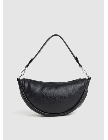 PEPE JEANS - Bolso negro media luna - PL031632