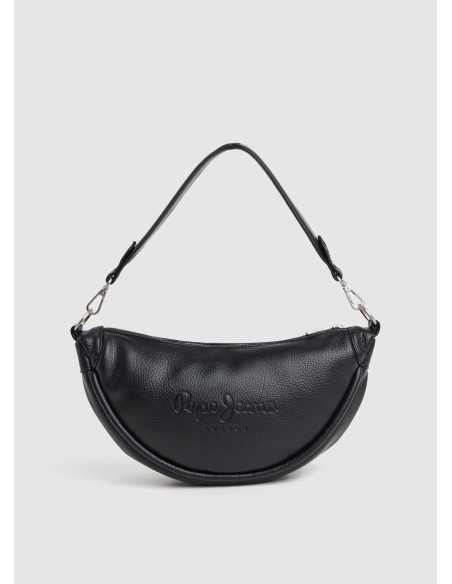PEPE JEANS - Bolso negro media luna - PL031632