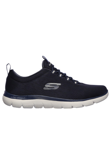 Zapatilla deportiva slip-on cordón elastico - SKECHERS 232186 - negro