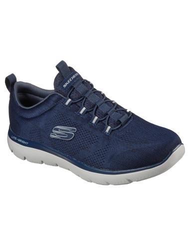 Zapatilla deportiva slip-on cordón elastico - SKECHERS 232186 - negro
