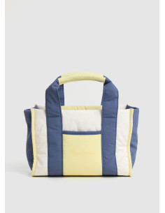 PEPE JEANS - Bolso textil combinado azul - PL03152