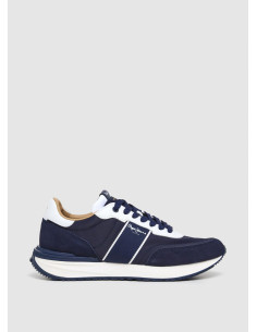 Deportiva running nylon hombre bandoleta logo - PEPE JEANS  PMS60038 - marino