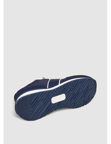 Deportiva running nylon hombre bandoleta logo - PEPE JEANS  PMS60038 - marino