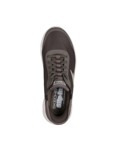 Deportivo cordón elástico SLIP-INS - SKECHERS 216324 - marron
