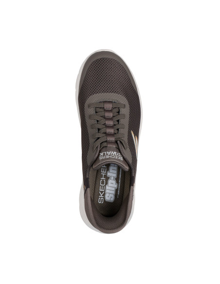 Deportivo cordón elástico SLIP-INS - SKECHERS 216324 - marron