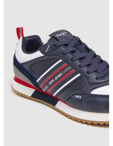 Deportiva running nylon hombre combinada - PEPE JEANS PMS40028 - marino