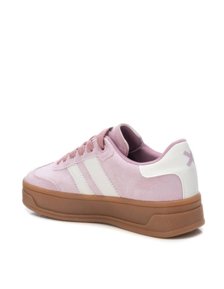 Canvas combinada rayas mujer piso doble caramelo - XTI 143644 - nude