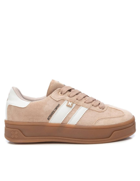 Canvas combinada rayas mujer piso doble caramelo - XTI 143644 - beig