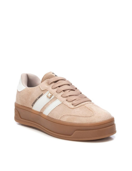 Canvas combinada rayas mujer piso doble caramelo - XTI 143644 - beig