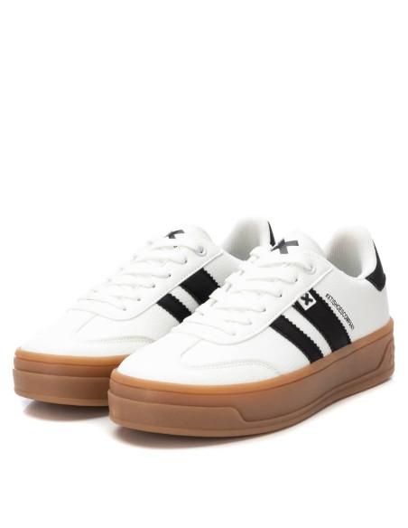 Canvas combinada rayas mujer piso doble - XTI 143645 - blanco