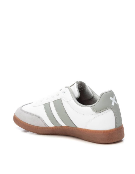 Canvas combinada rayas mujer piso caramelo - XTI 143485 - blanco