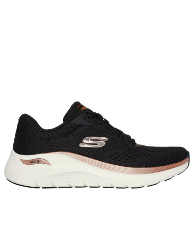 Zapatilla deportiva cordones textil  ARCHFIT - SKECHERS 150067 - negro